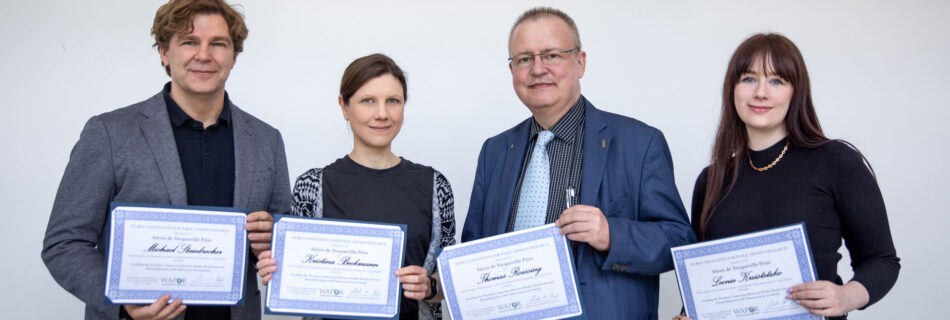 Forschungsteam der TU Dortmund mit dem Alexis de Tocqueville-Award der WAPOR ausgezeichnet